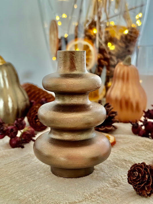 Mini vase organique en bronze maison byrsa